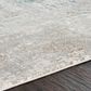 Surya Solar 3" x 5" Sky Blue, Charcoal, Light Gray, White and Saffron Area Rug, , large