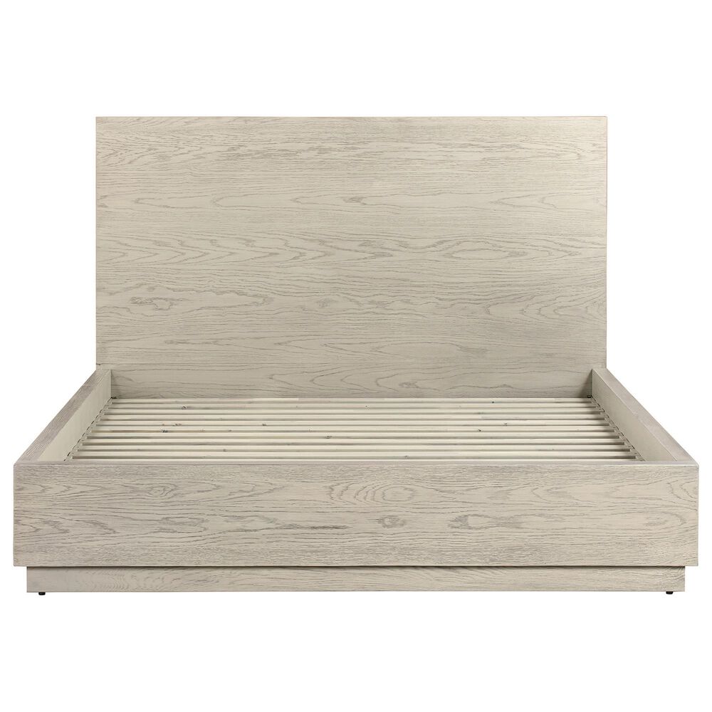 Blue River Abbey Queen Platform Bed in Silver Grey Oak, , large