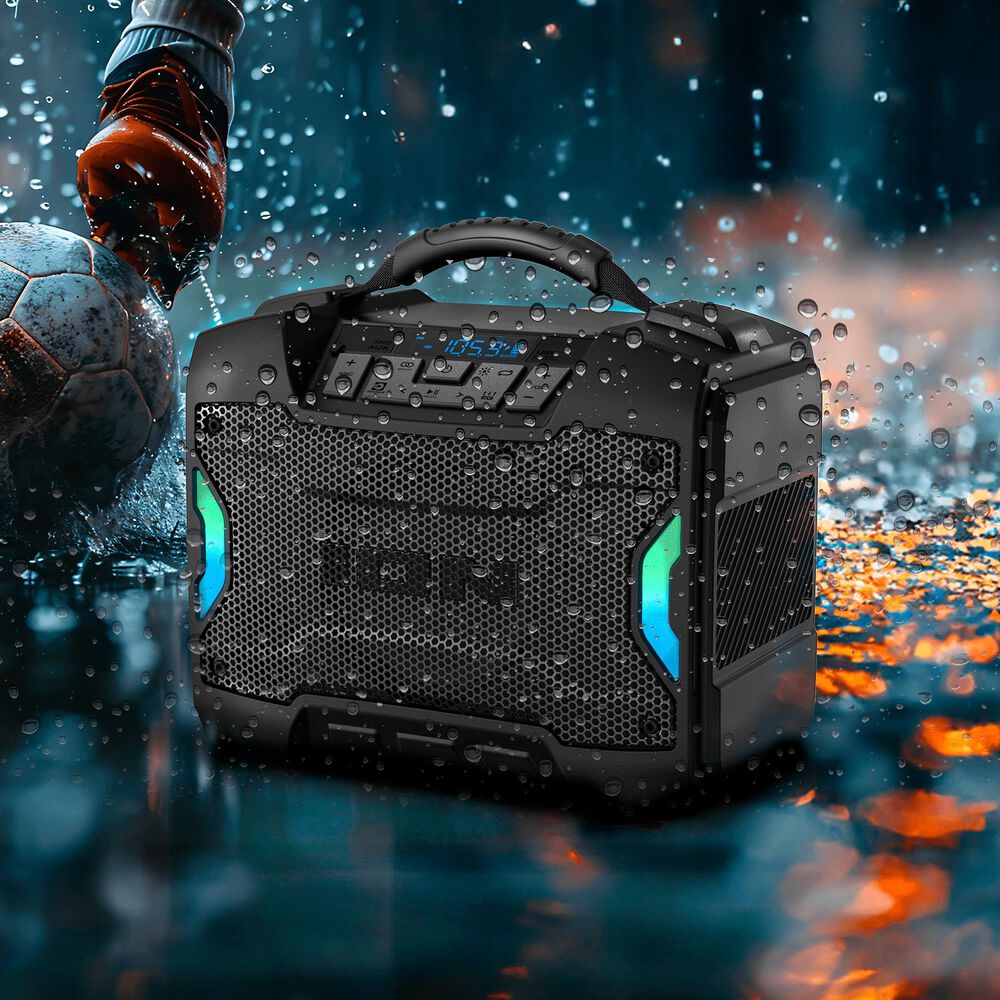 Ion Tailgater TD Rugged Bluetooth Speaker in Black, , large
