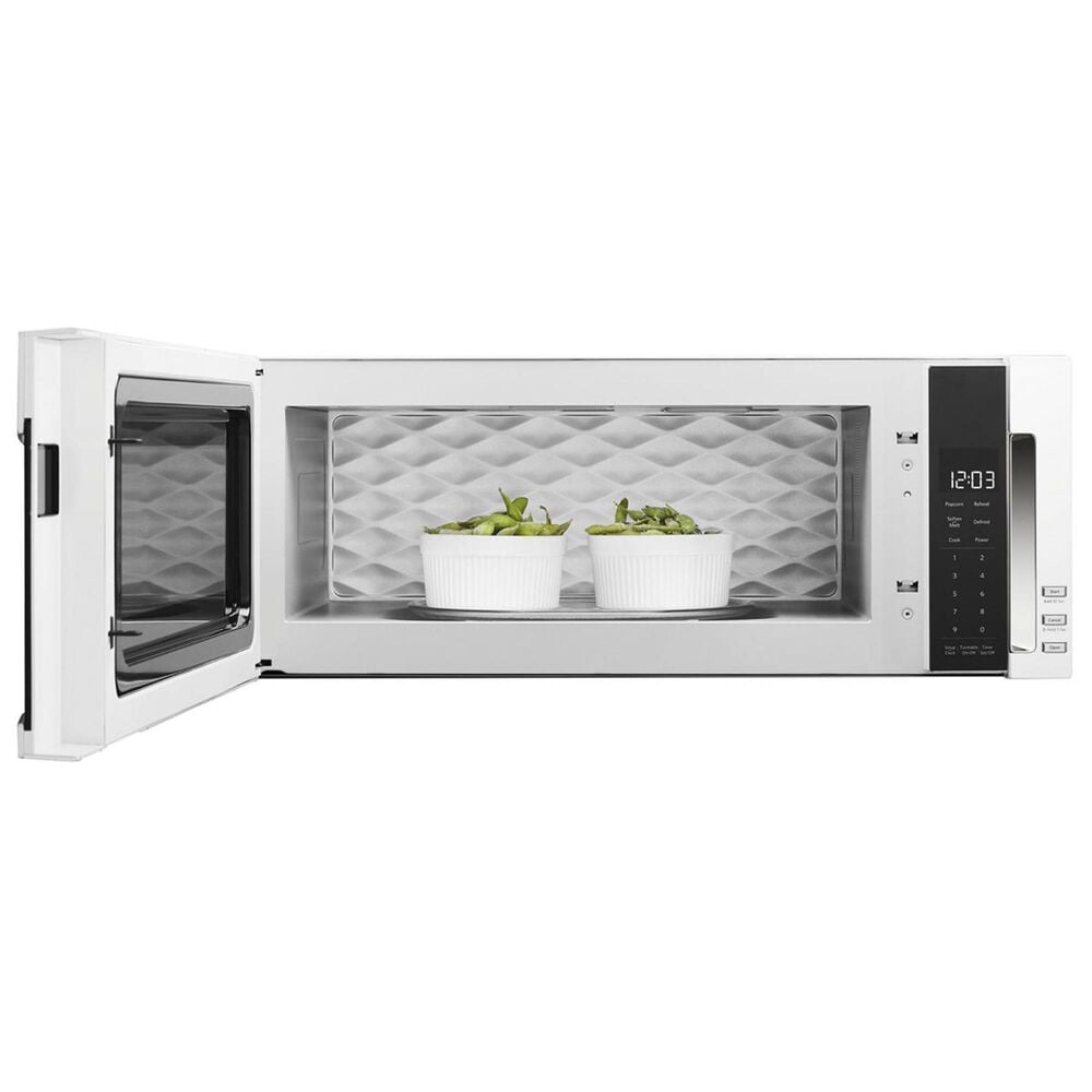 KitchenAid 1000Watt Low Profile Microwave Hood Combination in White