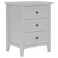 Urban Home Grace 3 Drawer Nightstand in Elephant Grey, , large