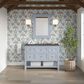James Martin Vanities Breckenridge 48" Single Bathroom Vanity in Serenity Blue with 3 cm Parisien Bleu Quartz Top and Rectangular Sink, , large
