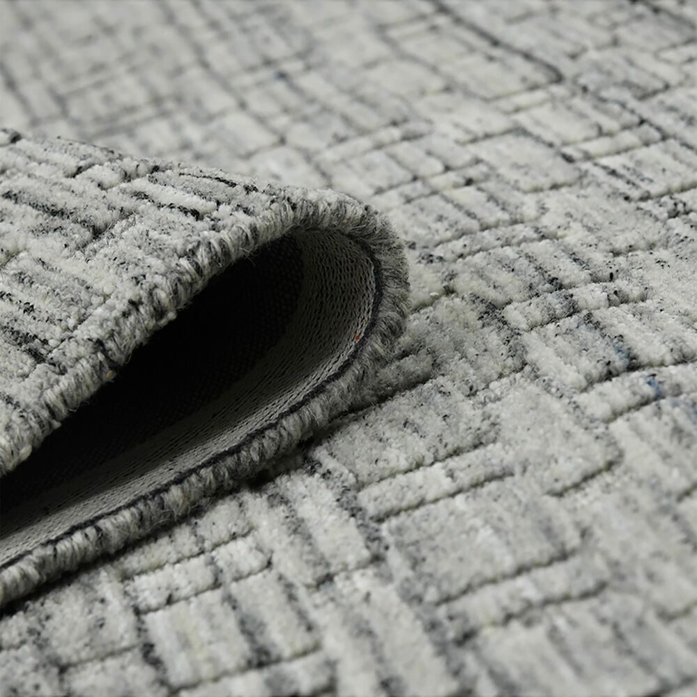 Amer Rugs Houston 3&#39;6&quot; x 5&#39;6&quot; Light Gray Area Rug, , large