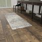 Feizy Eden Teal and Ivory 2"6" x 7"3" Runner, , large
