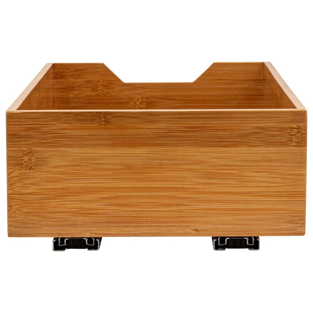 Household Essentials Glidez 11" 1-Tier Pull-Out/Slide-Out Storage Organizer for Under Cabinet Use in Natural, , large