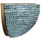 Jamie Young Direct Ship Reef 1-Light Beaded Demi Lune Wall Sconce in Blue, , large
