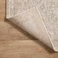Loloi II Odette 11"2" x 15"7" Beige and Silver Area Rug, , large