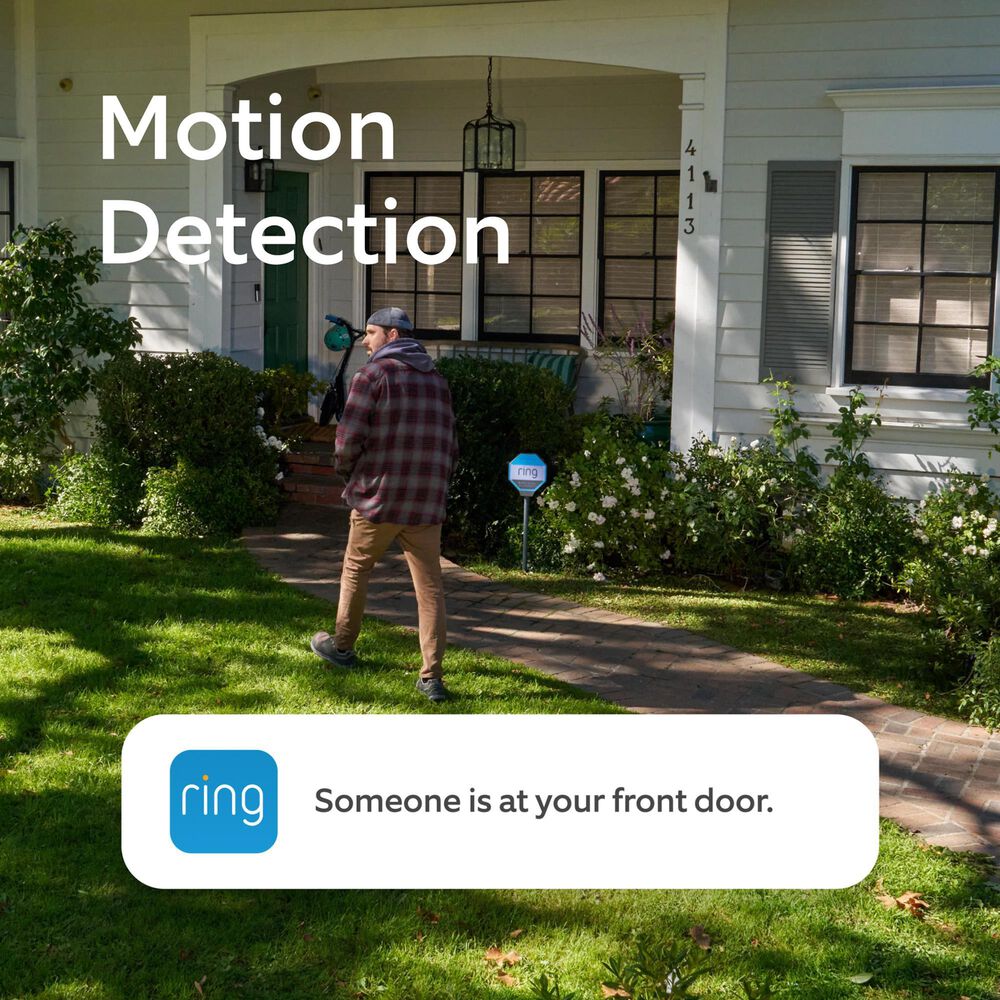 Ring 2K Wired Doorbell in Speckled Grey, , large