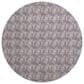 Dalyn Rug Company Soft Essentials Chevron Plum 8" Round Area Rug, , large