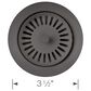 Blanco Metal Waste Flange in Cinder, , large