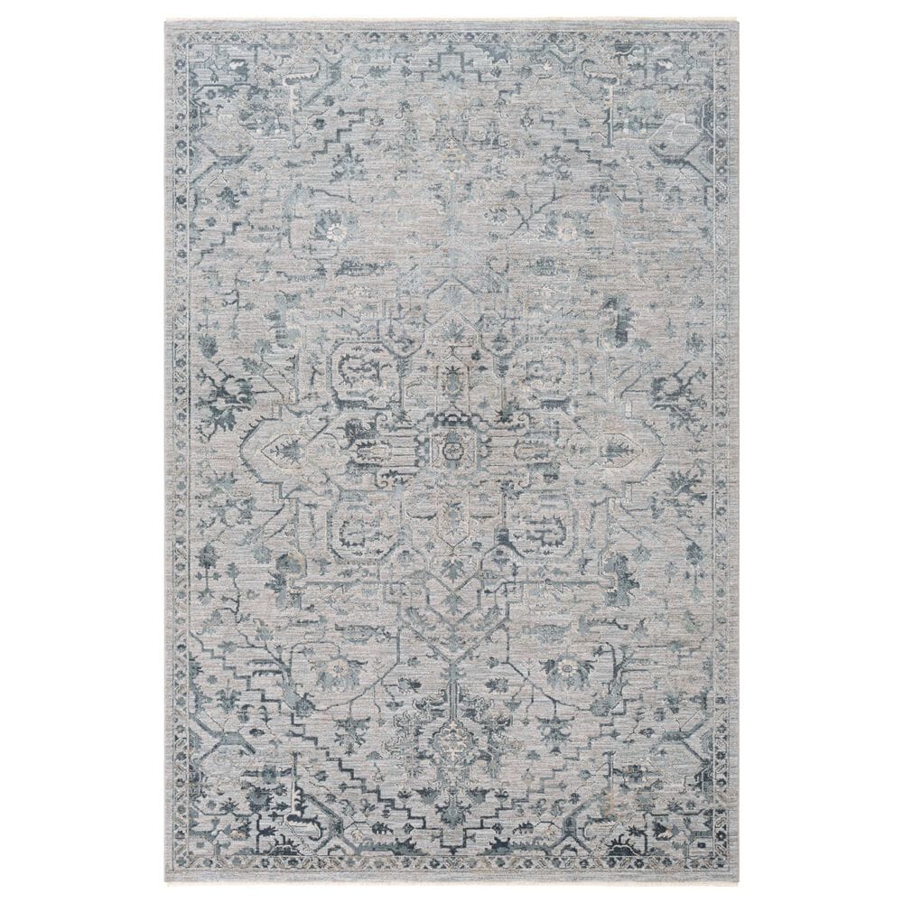 Surya Brunswick 2"7" x 4" Sage, Beige, Blue and Khaki Area Rug, , large
