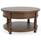 Riverside Furniture Eastlake Round Cocktail Table in Whiskey Oak, , large
