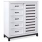 Riva Ridge Hyde Park 6-Drawer Sliding Door Chest in White, , large