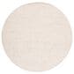 Safavieh Natura NAT322A 6" Round Ivory Area Rug, , large