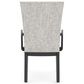CANAD Corn 7-Piece Rectangular Dining Set in Peppercorn Washed, , large