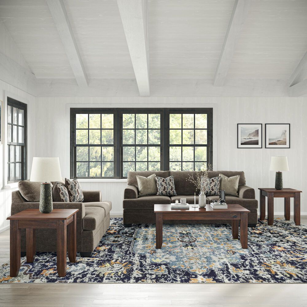 Ashley 7-Piece Living Room Set in Nutmeg, , large
