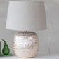 Teak Interiors Happy House Capiz Table Lamp in Pink and Natural, , large