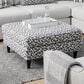 Xenia Contour Natural Cocktail Ottoman in Downunder Denim, , large