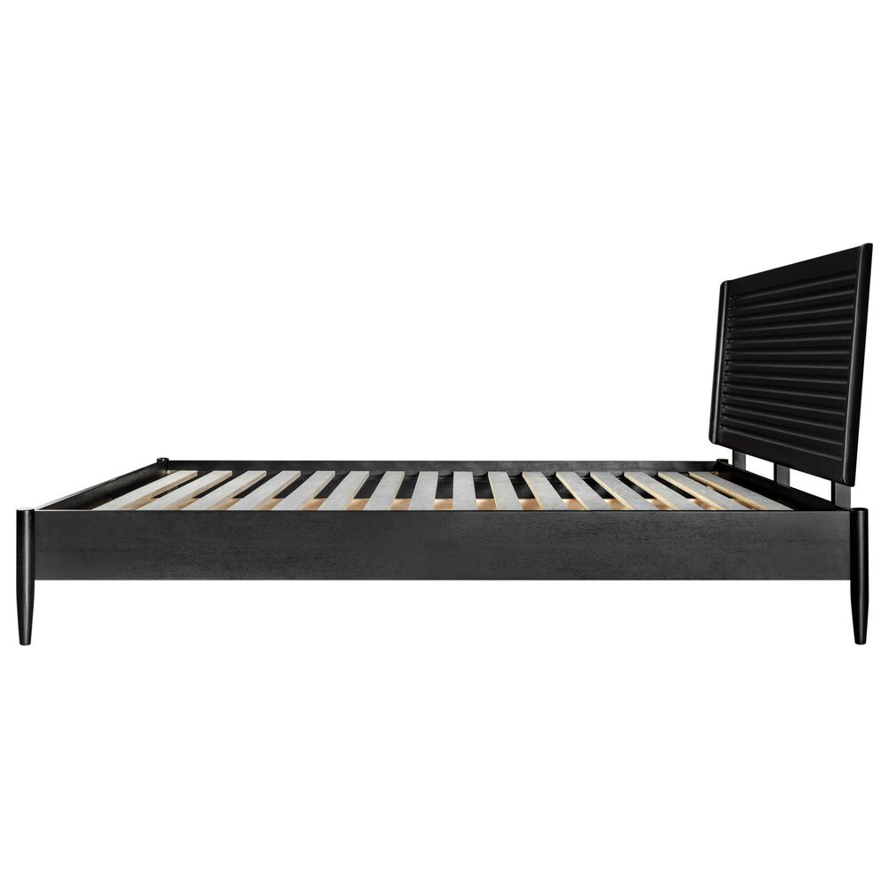 37B Casal Queen Platform Bed in Black Finish, , large