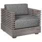 Armen Living Vivid Outdoor Patio Arm Chair in Light Gray, , large
