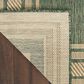 Nourison Horizon HOZ03 Green 10" x 14" Indoor/Outdoor Area Rug, , large