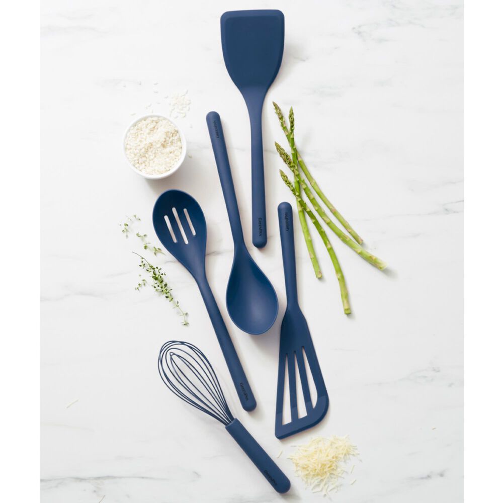 Green Pan Platinum Silicone 5-Piece Utensil Set in Oxford Blue, , large