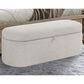Crown Mark Philipa Storage Bench in Oatmeal, , large