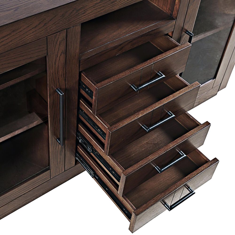 Waltham Auburn Hills 50&quot; Console in Dark Oak, , large