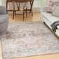 Nourison Astra Machine Washable 6"7" x 9" Gold and Multicolor Area Rug, , large