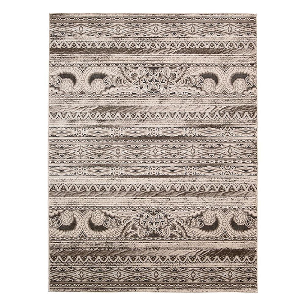 Nourison Karma KRM03 7"10" x 10"6" Beige Area Rug, , large