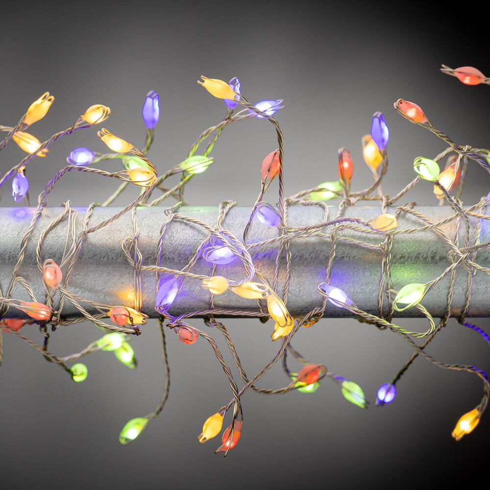 The Gerson Company 600-Light Function Electric Firecracker Curtain Light in Multicolor, , large