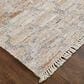 Feizy Beckett 9" x 12" Beige and Gray Area Rug, , large