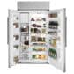 Cafe 25.1 Cu. Ft. Built-In Side-by-Side Refrigerator in Stainless Steel, , large