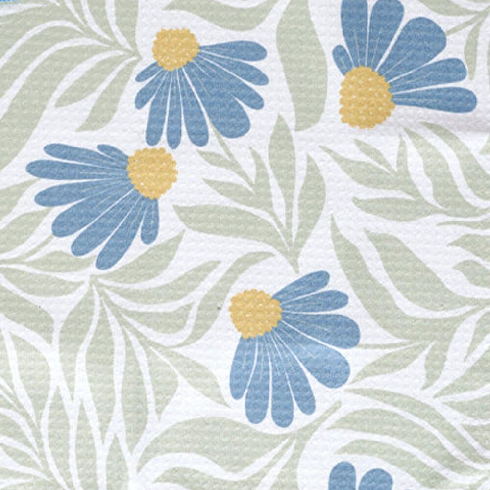 Werkshoppe Coneflower All Purpose Towel in Blue &#40;Set of 4&#41;, , large