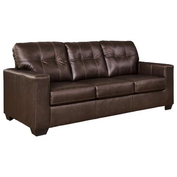 Ashley Santorine Stationary Queen Sofa Sleeper in Dark Brown, , large