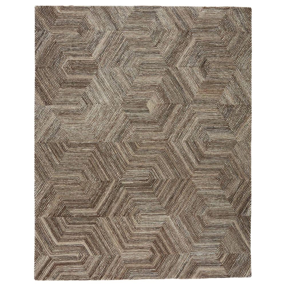 Jaipur Pathways by Verde Home Rome 10" x 14" Coffee Liqueur Area Rug, , large