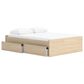 Ashley Onita Queen Platform Bed with 2 Side Storage in Natural, , large