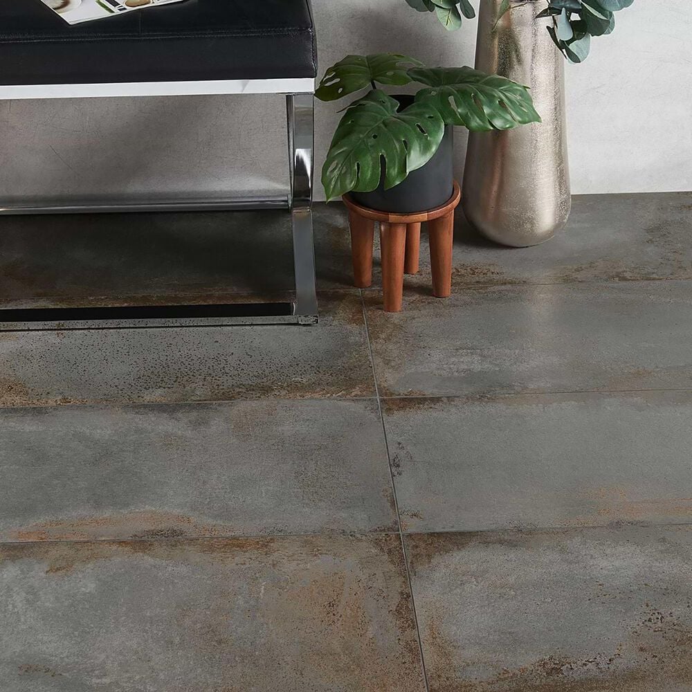 Soho Studio Angela Harris San Francisco Graphite 12" x 24" Matte Porcelain Tile, , large