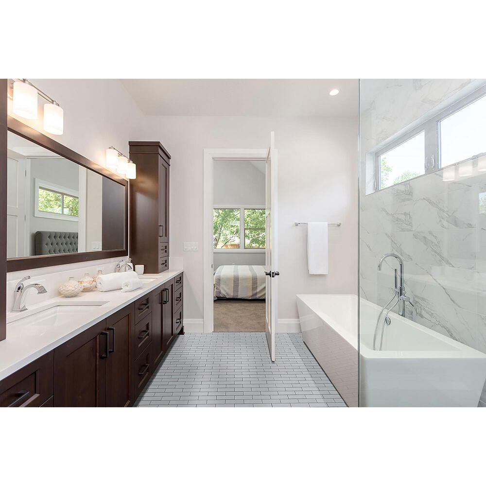 MS International Retro Brick Bianco White 2&quot; x 6&quot; on 14&quot; x 11&quot; Porcelain Mosaic Sheet, , large