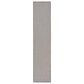 Nourison Courtyard Ivory and Charcoal 2" x 6" Indoor/Outdoor Runner, , large