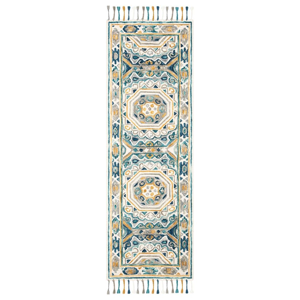 Safavieh Aspen 2'3" x 7' Ivory and Charcoal Runner, , large