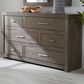 Riva Ridge Modern Loft 6 Drawer Dresser in Greystone, , large