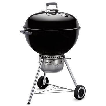 Weber Original Kettle 22" Premium Charcoal Grill in Black, , large