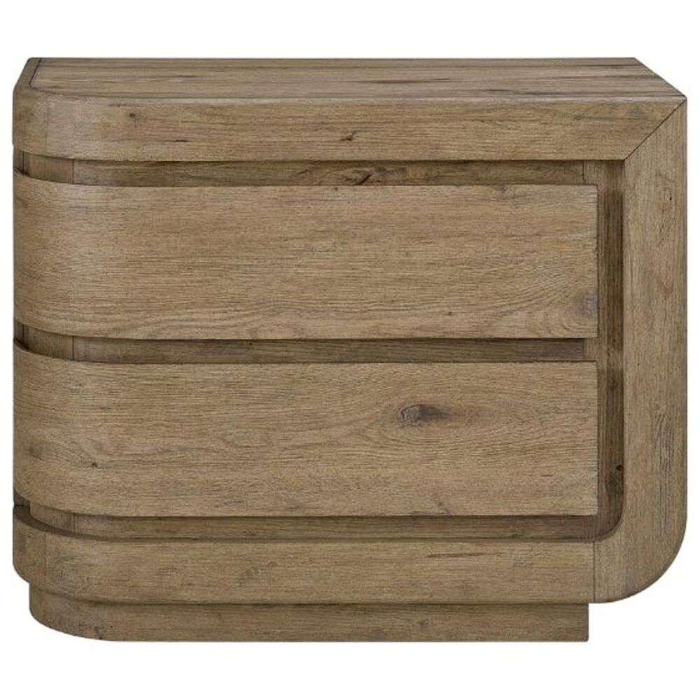 Sterling Timber Pagosa Curved Right Nightstand in Oak, , large