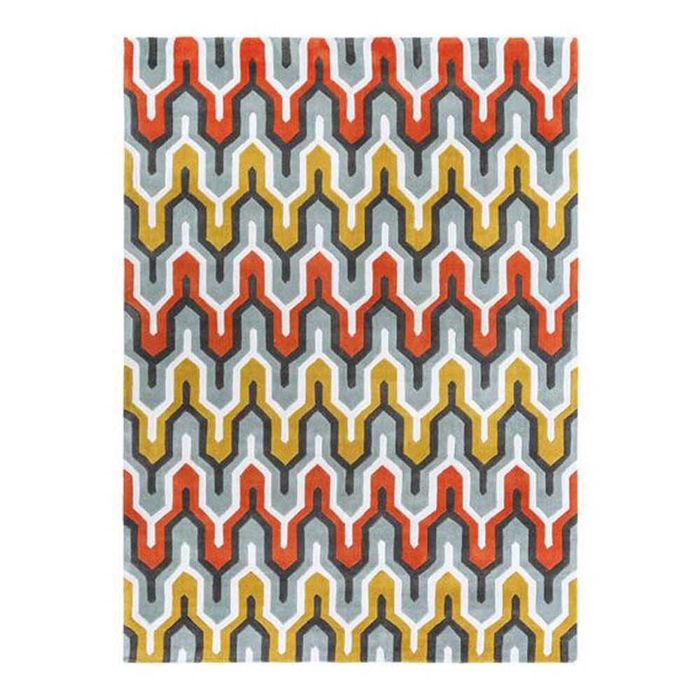 Surya Cosmopolitan COS-9176 5' x 8' Poppy/Gold Area Rug, , large