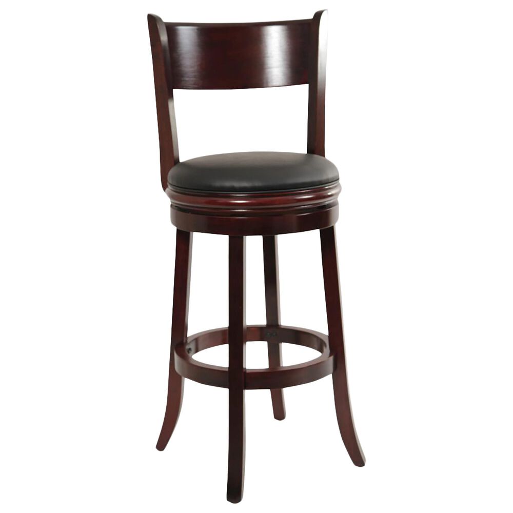 Boraam Industries Palmetto 29" Swivel Barstool in English Tudor, , large