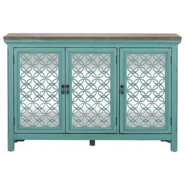 Belle Furnishings Kensington 3-Door Accent Cabinet in Blue, , large