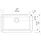 Blanco Ikon 33" Apron Front Single Bowl Sink in Soft White, , large