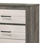 Crown Mark Rhett 3-Piece Queen Platform Bedroom Set in Gray and White, , large