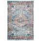 Safavieh Aria 8" x 10" Turquoise and Light Orange Area Rug, , large